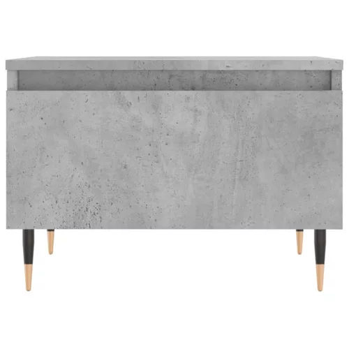  2 db betonszürke szerelt fa dohányzóasztal 50 x 46 x 35 cm