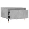  2 db betonszürke szerelt fa dohányzóasztal 50 x 46 x 35 cm