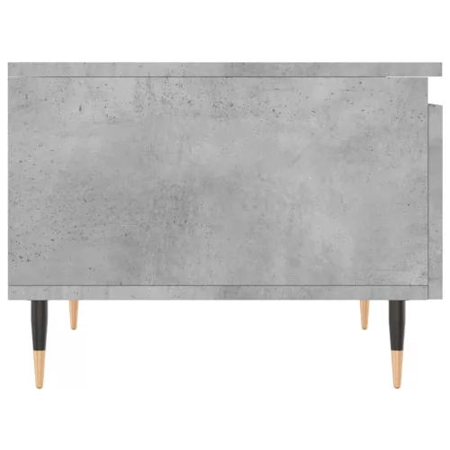  2 db betonszürke szerelt fa dohányzóasztal 50 x 46 x 35 cm