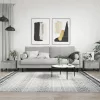  2 db betonszürke szerelt fa dohányzóasztal 50 x 46 x 35 cm