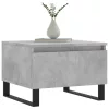  2 db betonszürke szerelt fa dohányzóasztal 50 x 46 x 35 cm