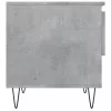  2 db betonszürke szerelt fa dohányzóasztal 50 x 46 x 50 cm