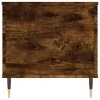  füstös tölgy színű szerelt fa dohányzóasztal 90 x 44,5 x 45 cm