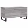  szürke sonoma színű szerelt fa dohányzóasztal 90x44,5x45 cm