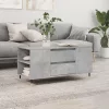  betonszürke szerelt fa dohányzóasztal 102x44,5x50 cm
