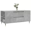  betonszürke szerelt fa dohányzóasztal 102x44,5x50 cm