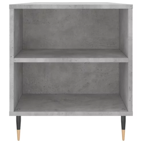  betonszürke szerelt fa dohányzóasztal 102x44,5x50 cm