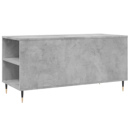  betonszürke szerelt fa dohányzóasztal 102x44,5x50 cm