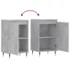  2 db betonszürke szerelt fa tálalószekrény 40 x 35 x 70 cm