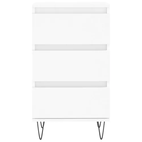  fehér szerelt fa tálalószekrény 40 x 35 x 70 cm