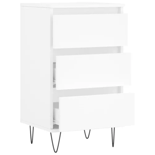  fehér szerelt fa tálalószekrény 40 x 35 x 70 cm