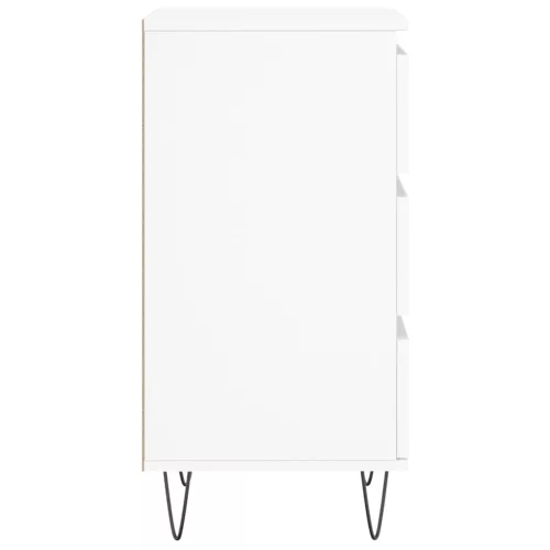  fehér szerelt fa tálalószekrény 40 x 35 x 70 cm