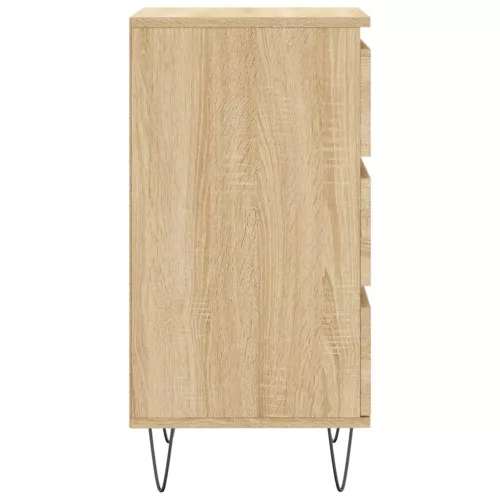  sonoma tölgy színű szerelt fa tálalószekrény 40 x 35 x 70 cm