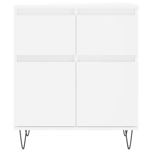  fehér szerelt fa tálalószekrény 60 x 35 x 70 cm