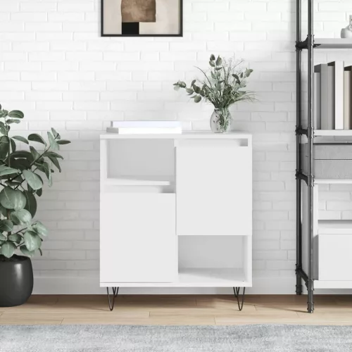  fehér szerelt fa tálalószekrény 60 x 35 x 70 cm