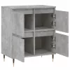  betonszürke szerelt fa tálalószekrény 60 x 35 x 70 cm