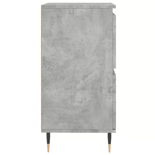  betonszürke szerelt fa tálalószekrény 60 x 35 x 70 cm