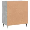  betonszürke szerelt fa tálalószekrény 60 x 35 x 70 cm