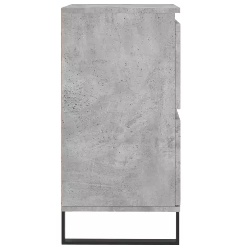  betonszürke szerelt fa tálalószekrény 60 x 35 x 70 cm
