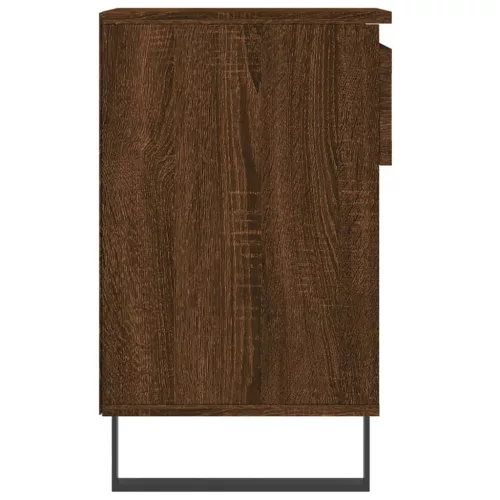  barna tölgyszínű szerelt fa cipősszekrény 102x36x60 cm