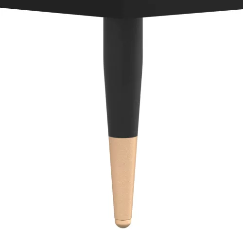  fekete szerelt fa cipősszekrény 102x36x60 cm