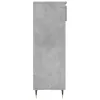  betonszürke szerelt fa cipőszekrény 40 x 36 x 105 cm