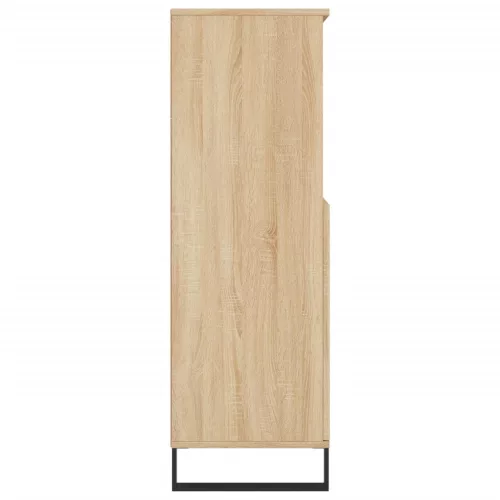  sonoma tölgyszínű szerelt fa magasszekrény 60 x 36 x 110 cm