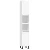  fehér szerelt fa fürdőszobaszekrény 30 x 30 x 190 cm
