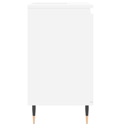  fehér szerelt fa mosdószekrény 58x33x60 cm