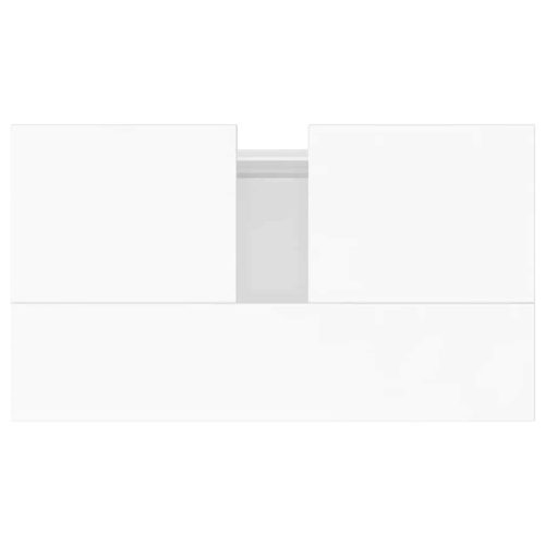  fekete szerelt fa mosdószekrény 58x33x60 cm