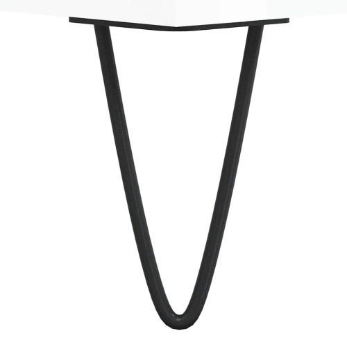  magasfényű fehér szerelt fa fürdőszobaszekrény 58 x 33 x 60 cm