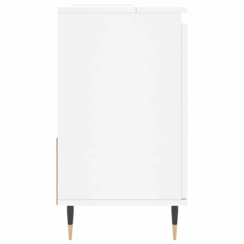  fehér szerelt fa fürdőszobaszekrény 65 x 33 x 60 cm