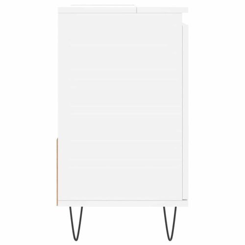  fehér szerelt fa fürdőszobaszekrény 65 x 33 x 60 cm