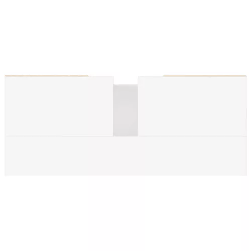  fehér szerelt fa mosdószekrény 80 x 33 x 60 cm