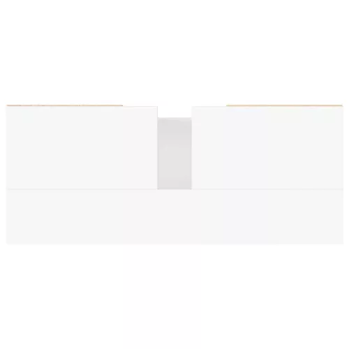  fehér szerelt fa mosdószekrény 80 x 33 x 60 cm