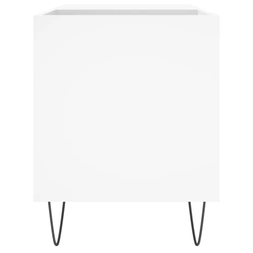  fehér szerelt fa hanglemezszekrény 85x38x48 cm