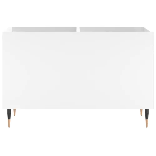  fehér szerelt fa hanglemezszekrény 74,5x38x48 cm