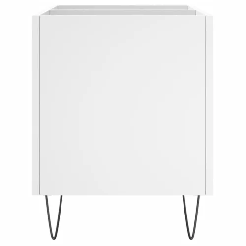  fehér szerelt fa hanglemezszekrény 74,5x38x48 cm