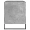  betonszürke szerelt fa hanglemezszekrény 74,5x38x48 cm