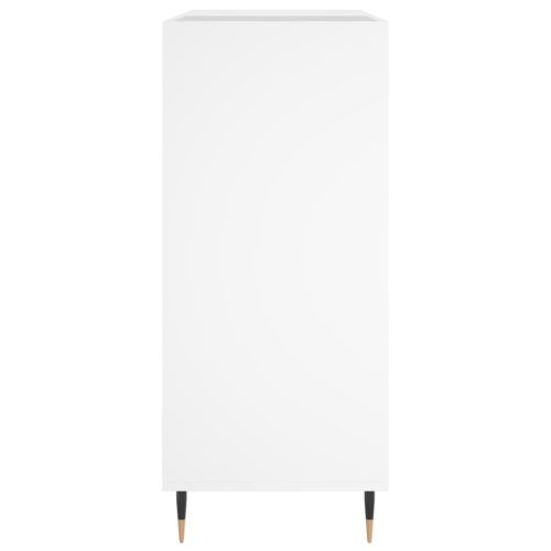  fehér szerelt fa hanglemezszekrény 84,5 x 38 x 89 cm