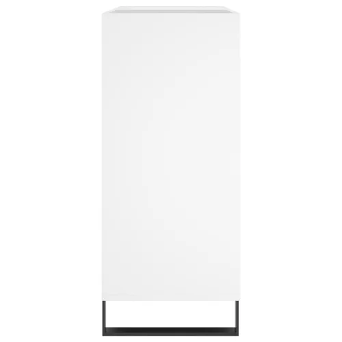  fehér szerelt fa hanglemezszekrény 84,5 x 38 x 89 cm