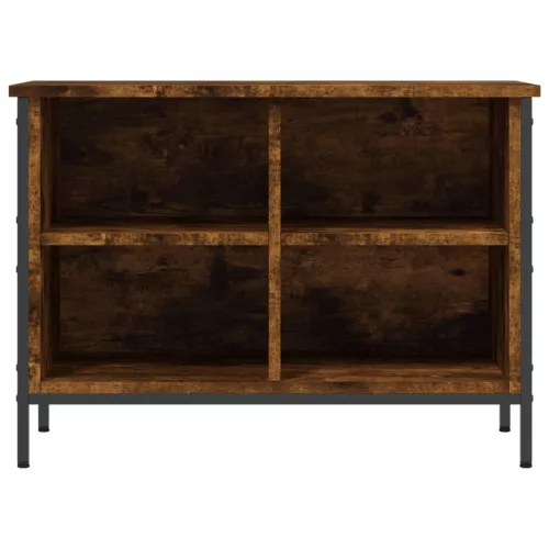  füstös tölgy színű szerelt fa cipőszekrény 69 x 35 x 50 cm