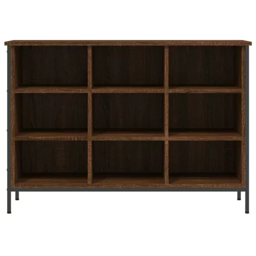  barna tölgyszínű szerelt fa cipősszekrény 100x35x70 cm