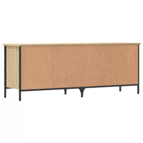  sonoma tölgy színű szerelt fa cipőszekrény 131 x 35 x 50 cm