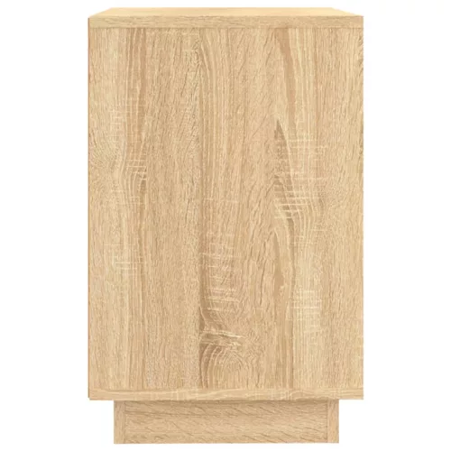  sonoma tölgy színű szerelt fa tálalóasztal 102x35x55 cm