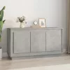  betonszürke szerelt fa tálalószekrény 102 x 35 x 55 cm