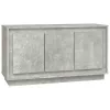  betonszürke szerelt fa tálalószekrény 102 x 35 x 55 cm