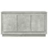  betonszürke szerelt fa tálalószekrény 102 x 35 x 55 cm