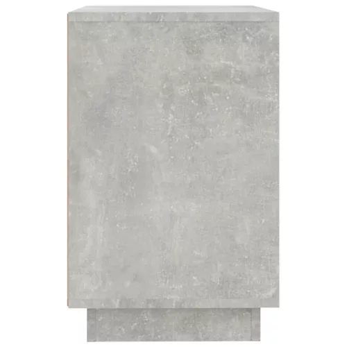  betonszürke szerelt fa tálalószekrény 102 x 35 x 55 cm