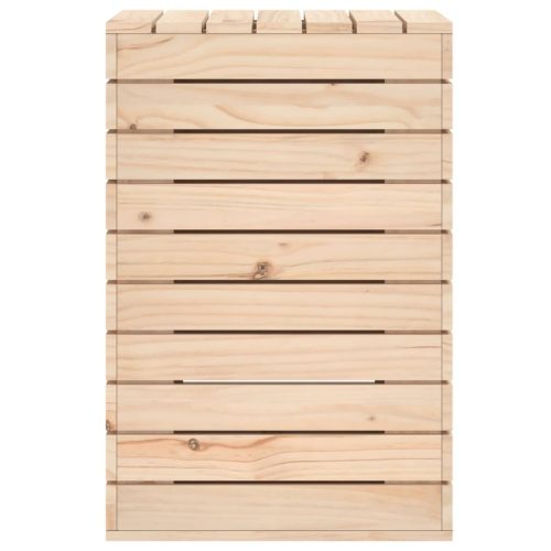  tömör fenyőfa szennyeskosár 44 x 44 x 66 cm